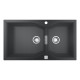 Grohe Мийка кухонна K700, граніт, прямокут., без крила, 900x500x230мм, чаша - 2, врізна, сірий граніт
