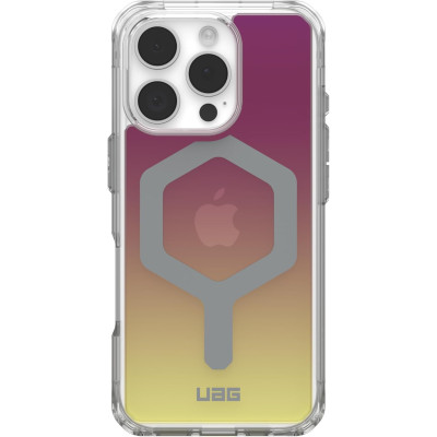UAG Чохол для iPhone 16 Pro, Plyo Magsafe LE, Maroon/Yellow Ombre