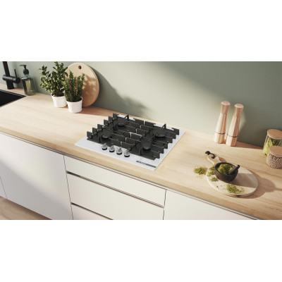 Bosch Варильна поверхня Bosch газова, 60см, чавун, білий