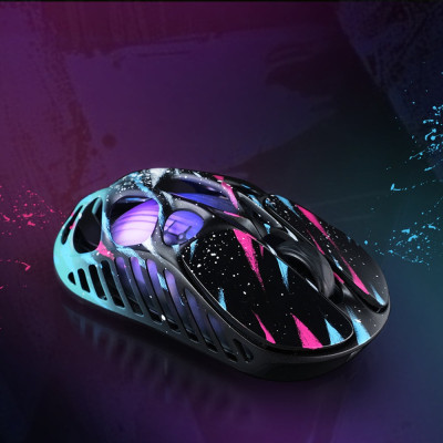GravaStar Миша Mercury X Pro, 8K, BT/WL/USB-A, RGB, Neon Graffiti