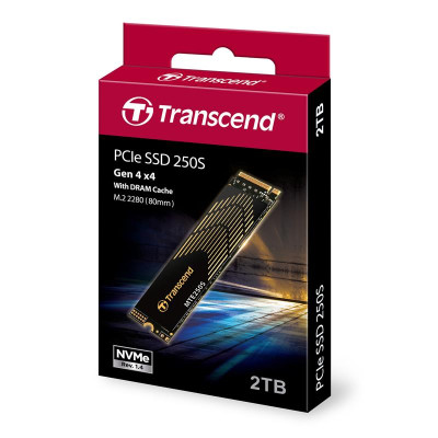 Transcend Накопичувач SSD M.2 2TB PCIe 4.0 MTE250S + розсіювач тепла