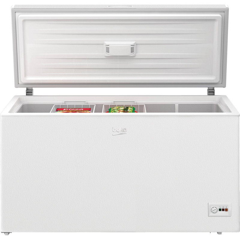 Beko Морозильна скриня, 360л, А+, ST, "біла шкіра"