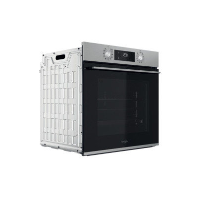 Whirlpool Духова шафа електрична, 71л, A+, дисплей, конвекція, телескопічні напрямні, нерж