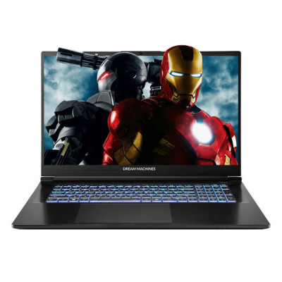 Dream Machines Ноутбук RG5060-17 17.3FHD IPS, Intel i9-14900HX, 32GB, F1TB, NVD5060-8, DOS, чорний