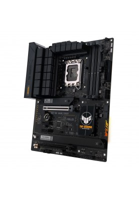 ASUS Материнcька плата TUF GAMING B760-PLUS WIFI D4 s1700 B760 4xDDR4 M.2 HDMI DP mATX