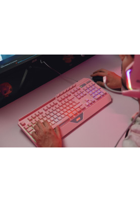 2E Gaming Клавіатура KG315 RGB USB Pink Ukr