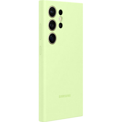 Samsung Чохол для Galaxy S24 Ultra (S928), Silicone Case, зелений світлий