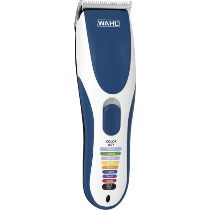 Wahl Набір для стрижки WAHL Color Pro Cordless, мережа+акум., гребінець, ножиці, сталь, синій