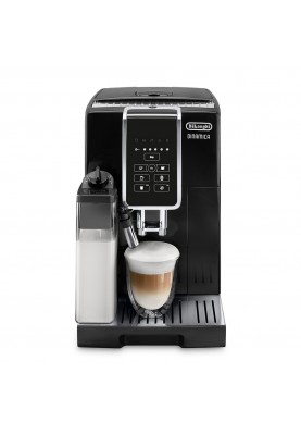 Delonghi Кавомашина Dinamica, 1.8л, зерно мелена, автомат.капуч, авторецептів -4, чорний