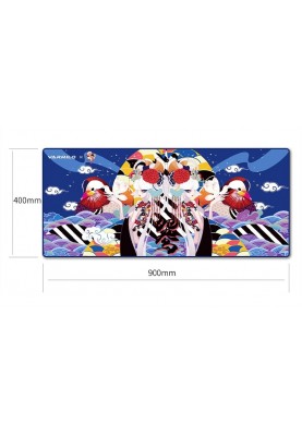 Varmilo Килимок для миші Lovebirds Blue Desk Mat XL (900х400х3мм)