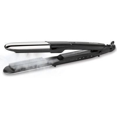 BaByliss ST496E, Випрямляч для волосся з функцією парі, 67 Вт, чорний