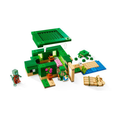 LEGO Конструктор Minecraft Пляжний будинок у формі черепахи
