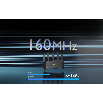 Tenda Маршрутизатор RX12LPro AX3000, 3xGE LAN, 1xGE WAN