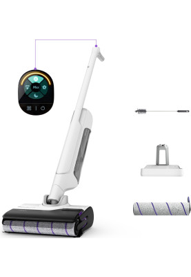 Rowenta Пилосос Rowenta безпровідний миючий X-Clean 10, 200Вт, конт пилок -0.67л, конт для води-0.79л, автон. робота до 60хв, вага-4.15кг, НЕРА, білий