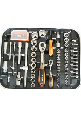 Neo Tools Набір інструментів для електрика, 1000 В, 1/2", 1/4", CrV, 108 шт.