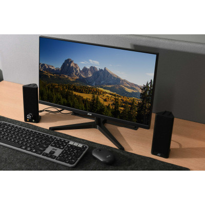 2E Акустична система PCS203, 2.0, USB, Metal Black