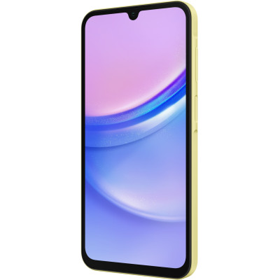 Samsung Смартфон Galaxy A15 (A155) 6.5" 4/128ГБ, 2SIM, 5000мА•год, жовтий