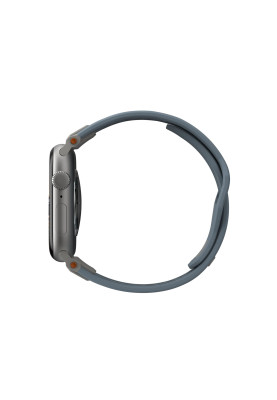 UAG Ремінець для Apple Watch Ultra 2/Ultra-49-45-44-42mm, Monarch, Cloud Blue/Titanium