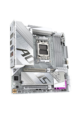 Gigabyte Материнська плата B850 AORUS ELITE WF6E ICE sAM5 B850 4xDDR5 M.2 Wi-Fi BT mATX