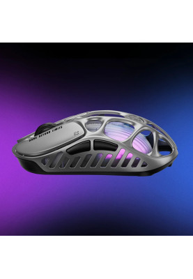 GravaStar Миша Mercury X, BT/WL/USB-A, RGB, сірий