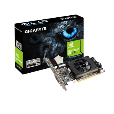 Gigabyte Відеокарта GeForce GT710 2GB DDR3 64bit HDMI-DVI-VGA low profile