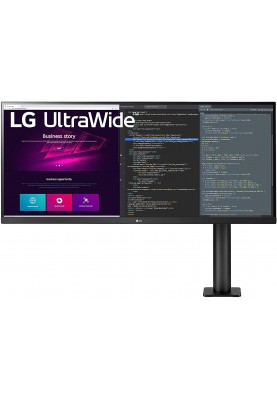 LG Монітор 34" 34WN780-B 2xHDMI, DP, USB, Audio, IPS, 3440x1440, 21:9, sRGB 99%, FreeSync, HAS, HDR10