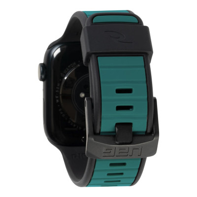 UAG Ремінець для Apple Watch 45/44/42 Torquay, Black-Turquoise