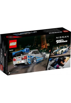 LEGO Конструктор Speed Champions «Подвійний форсаж» Nissan Skyline GT-R (R34)