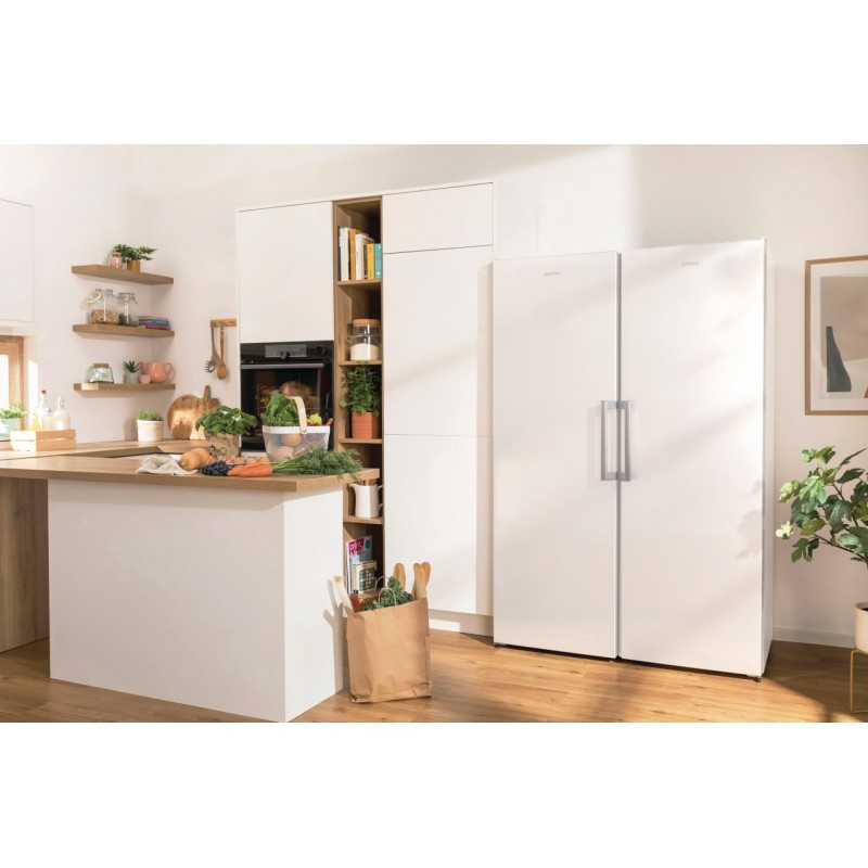 Gorenje Холодильна камера, 186x60х66, 398л, А+, електронне упр, зона св-ті, білий