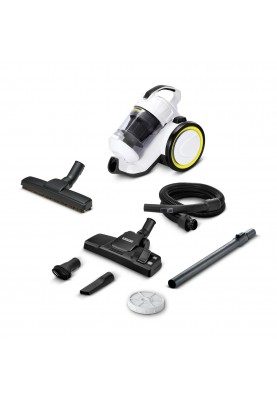 Karcher Пилосос контейнерний VC 3 Plus Premium, 1600Вт, конт пилок -0.9л, вес-4.4кг, HEPA 13, білий