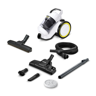 Karcher Пилосос контейнерний VC 3 Plus Premium, 1600Вт, конт пилок -0.9л, вес-4.4кг, HEPA 13, білий