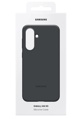 Samsung Чохол для Galaxy A36 (A366), Silicone Case, чорний