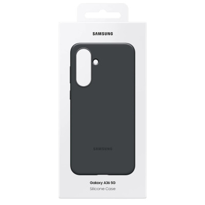 Samsung Чохол для Galaxy A36 (A366), Silicone Case, чорний