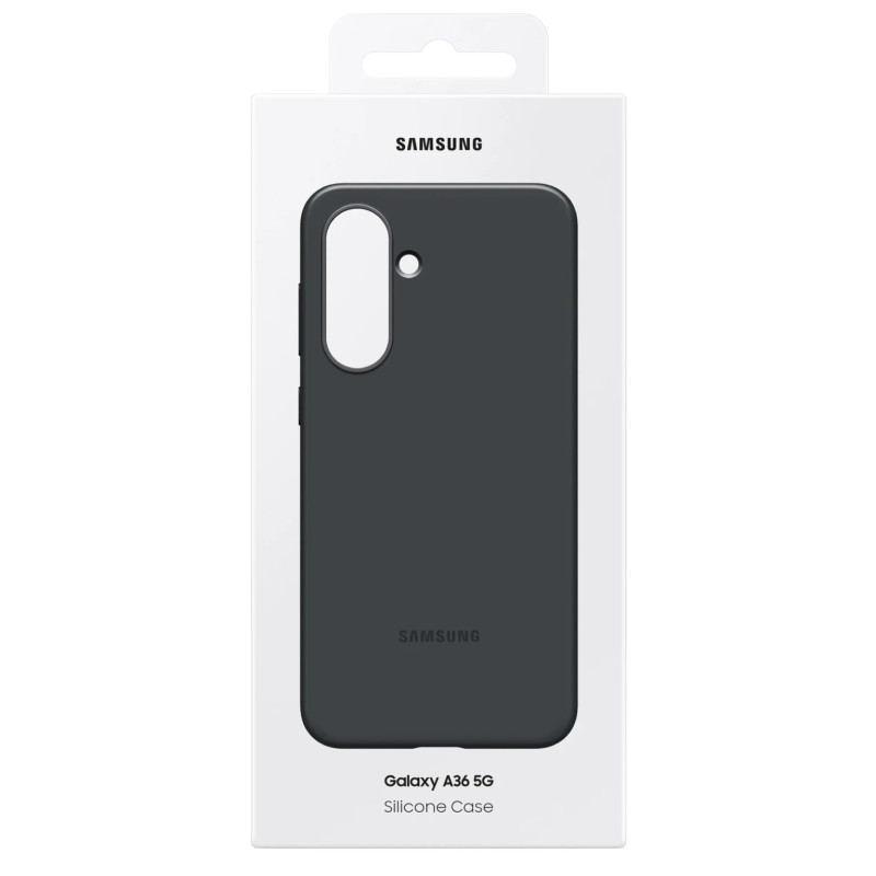 Samsung Чохол для Galaxy A36 (A366), Silicone Case, чорний
