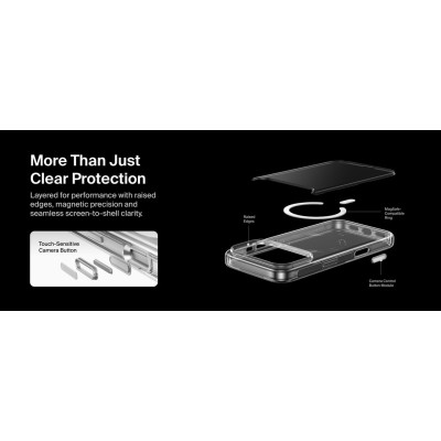 Belkin Чохол Belkin для iPhone 17 Pro, Magnetic Protective Clear Belkin Чохол Belkin для iPhone 17 Pro, Magnetic Protective Clear