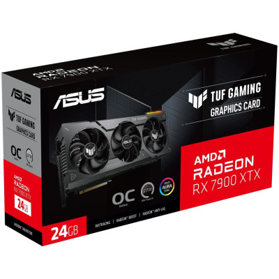 ASUS Вiдеокарта Radeon RX 7900 XTX 24GB GDDR6 TUF OC TUF-RX7900XTX-O24G-GAMING