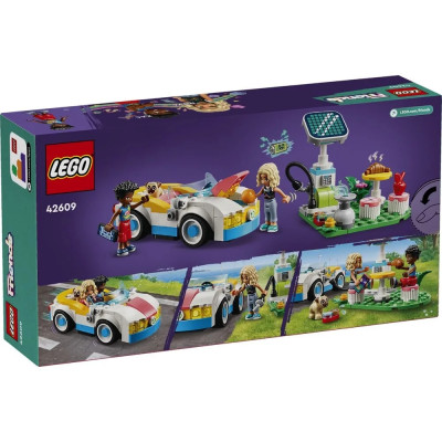 LEGO Конструктор Friends Електромобіль і зарядний пристрій