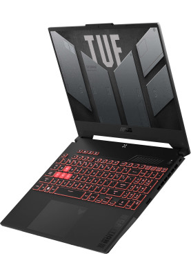 ASUS Ноутбук TUF Gaming A17 FA707NUR-HX054 17.3" FHD IPS, AMD R7-7435HS, 16GB, F1TB, NVD4050-6, noOS, Сірий