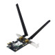 ASUS WiFi-адаптер PCE-AX1800 Bluetooth 5.2 PCI Express WPA3 MU-MIMO OFDMA