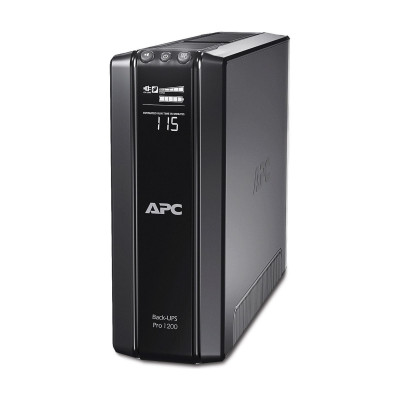 APC Джерело безперебійного живлення Back-UPS Pro 1200VA/720W, LCD, USB, 3+3 Schuko
