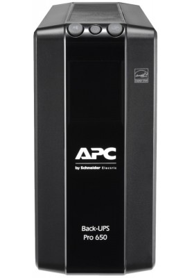 APC Джерело безперебійного живлення Back-UPS Pro 650VA/390W, LCD, USB, 6xC13