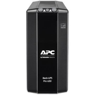APC Джерело безперебійного живлення Back-UPS Pro 650VA/390W, LCD, USB, 6xC13