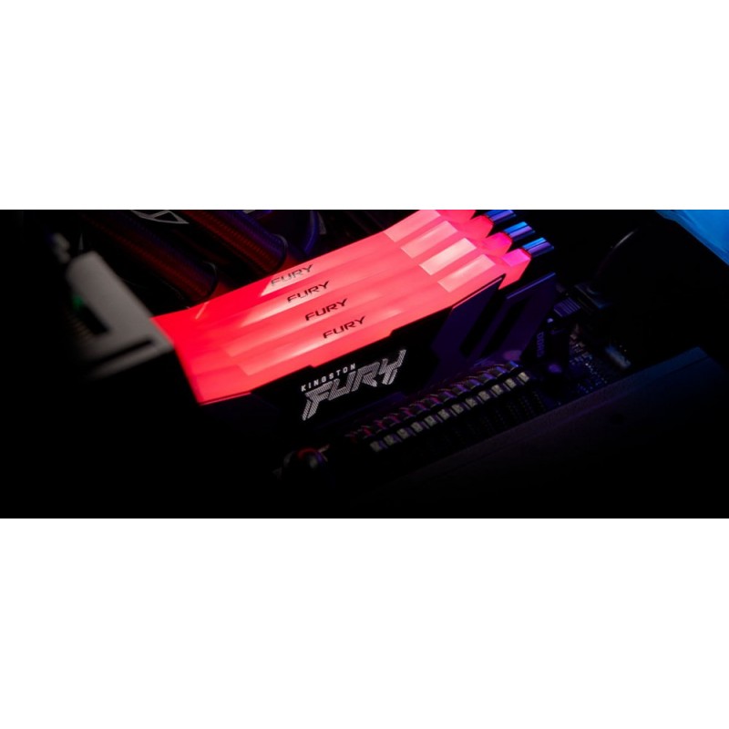 Kingston Пам'ять ПК DDR5 32GB KIT Renegade RGB KF564C32RSAK2-32