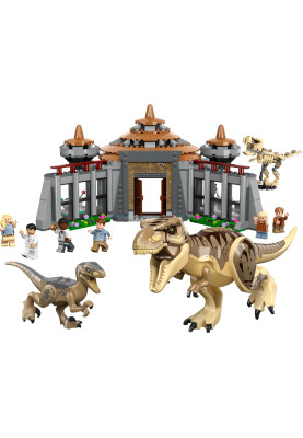 LEGO Конструктор Jurassic Park Центр відвідувачів: Атака тиранозавра й раптора