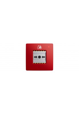 Ajax Бездротова настінна кнопка для активації пожежної тривоги вручну Manual Call Point, jeweller, бездротовий, червоний