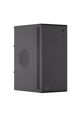 2E Корпус Credo V200B-400, з БЖ 2E ATX400, 2xUSB3.0, 1x80мм, VGA 250мм, mATX, чорний