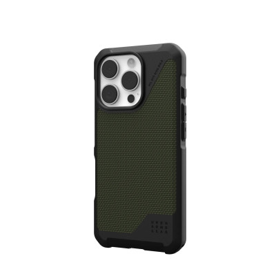 UAG Чохол для iPhone 16 Pro, Metropolis LT Magsafe, Kevlar Olive