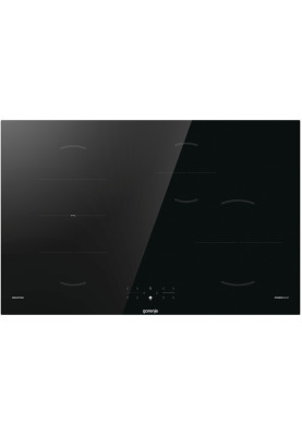 Gorenje Варильна поверхня Gorenje індукційна, 80см, PowerBoost, TouchControl, поєднання конфорок, чорний
