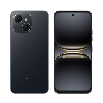 TECNO Смартфон Spark 40C (KM4k) 6.67" 4/128ГБ, 2SIM, 6000мА • рік, Ink Black