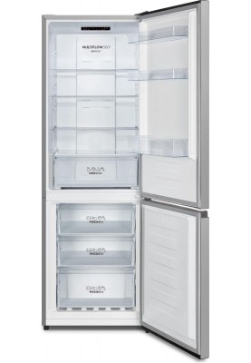 Gorenje Холодильник з нижн. мороз. камерою 178,5x59,5x59см, 2 двері, 207(80)л, А++, NF+, Зона св-ті, Внутр. Диспл, Сріб